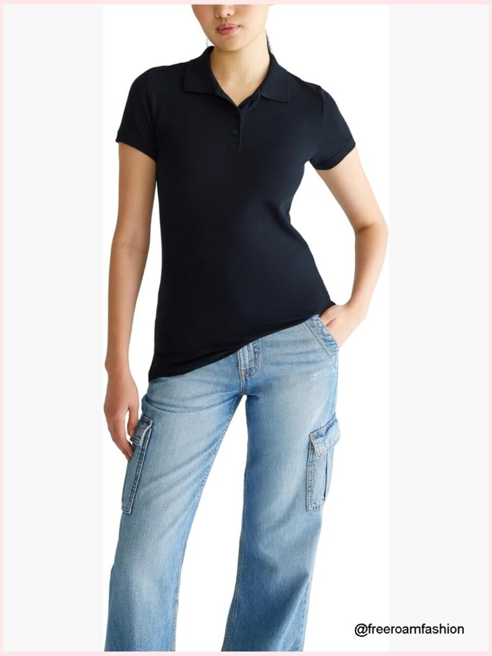 Slim Fit Polo Short Sleeve with Stretch Cotton - Logo Free